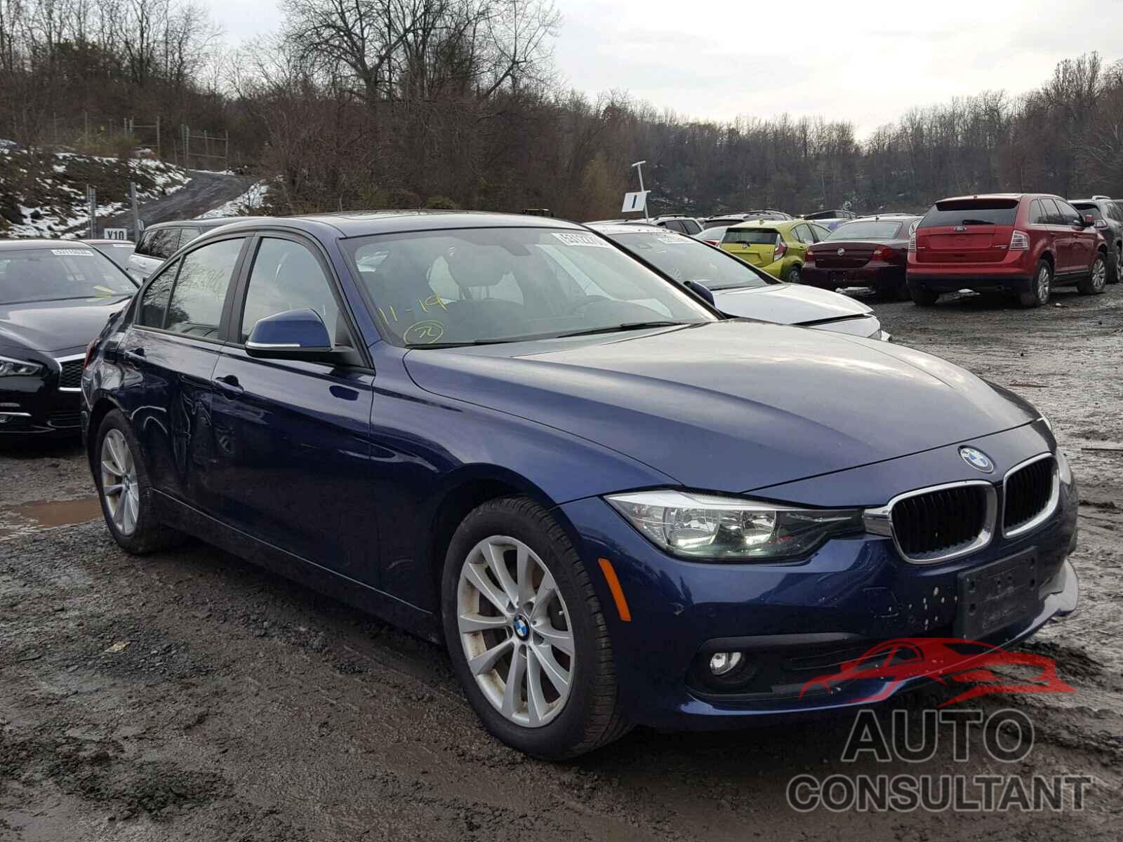 BMW 3 SERIES 2017 - WBA8A3C31HK692404