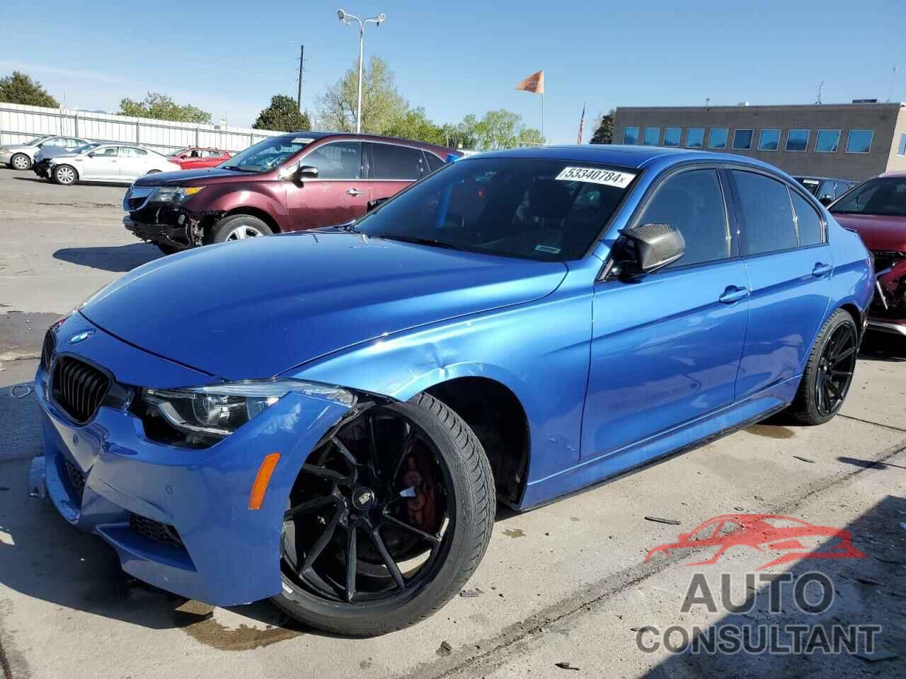 BMW 3 SERIES 2017 - WBA8B7C38HK806600