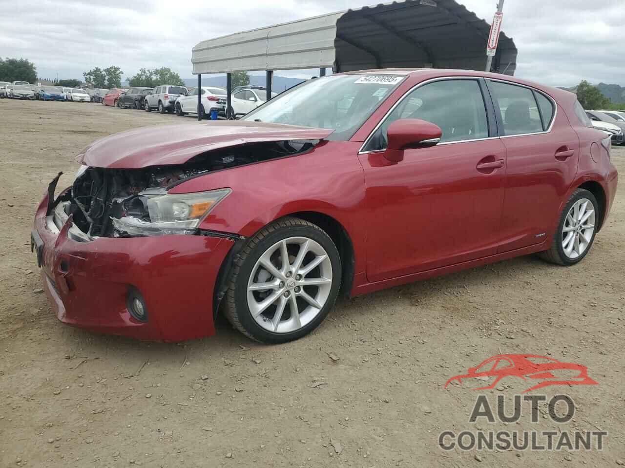 LEXUS CT 200 2013 - JTHKD5BH7D2128600