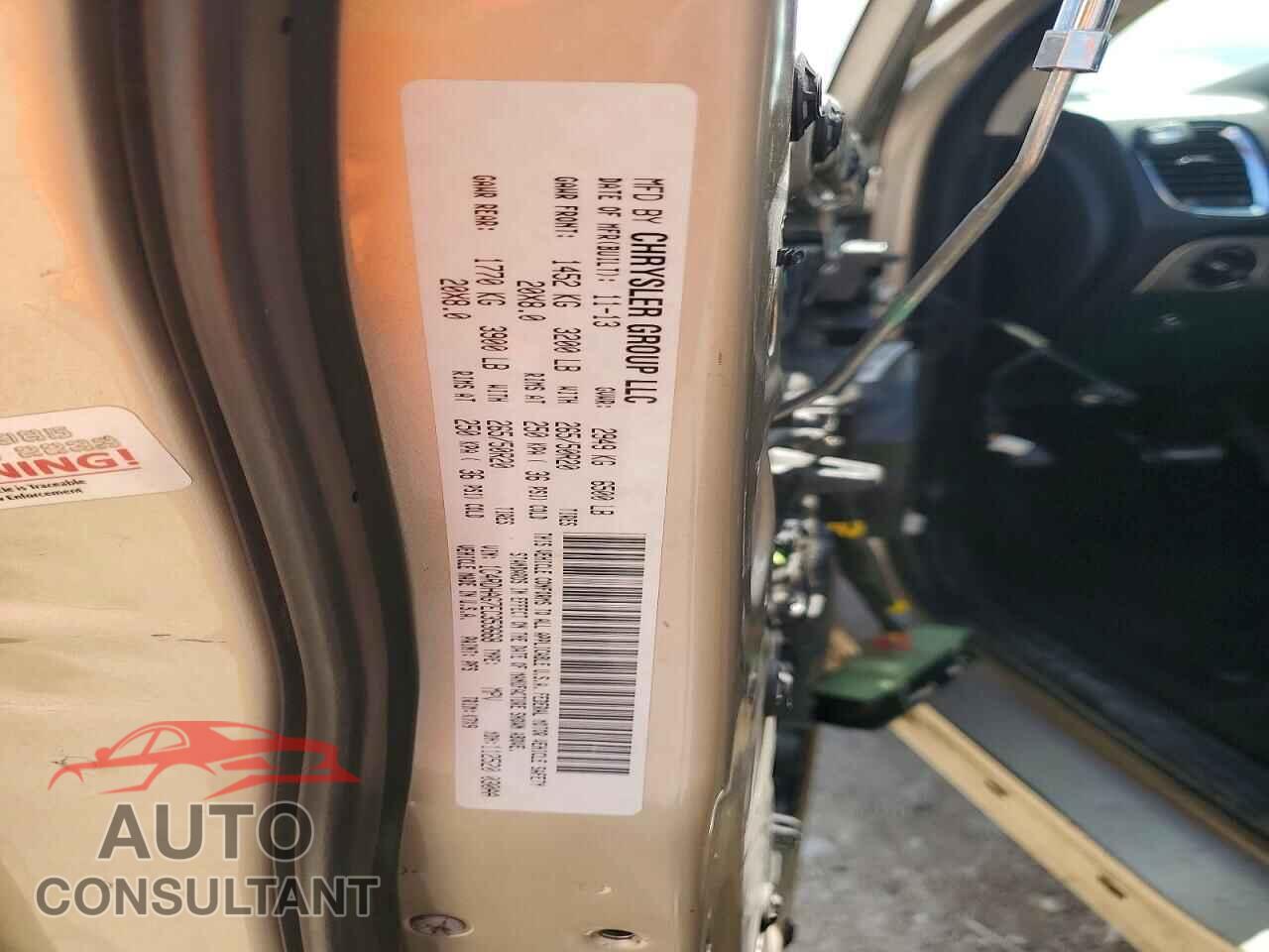 DODGE DURANGO 2014 - 1C4RDHAG7EC353668