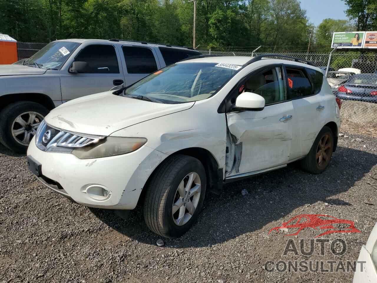 NISSAN MURANO 2009 - JN8AZ18W89W204620