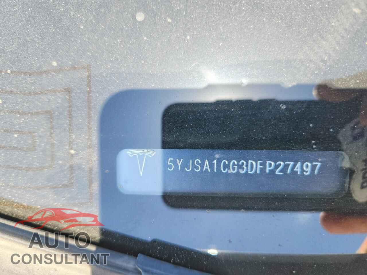 TESLA MODEL S 2013 - 5YJSA1CG3DFP27497