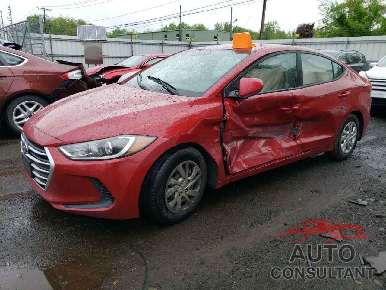 HYUNDAI ELANTRA 2017 - KMHD74LF0HU392191