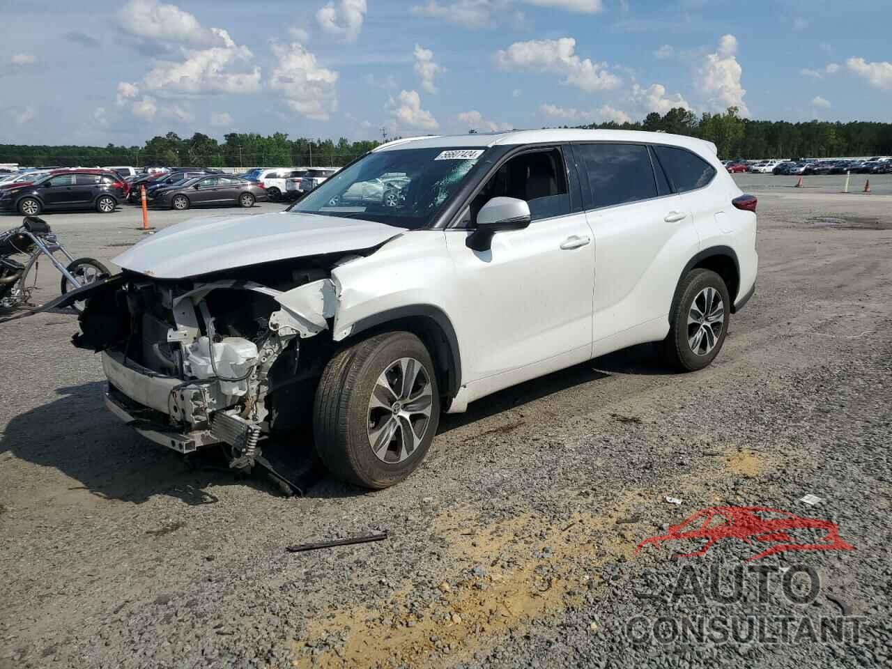 TOYOTA HIGHLANDER 2022 - 5TDHARAH7NS512125