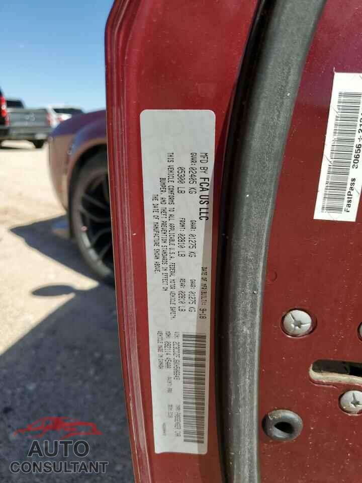DODGE CHALLENGER 2019 - 2C3CDZFJ6KH506649
