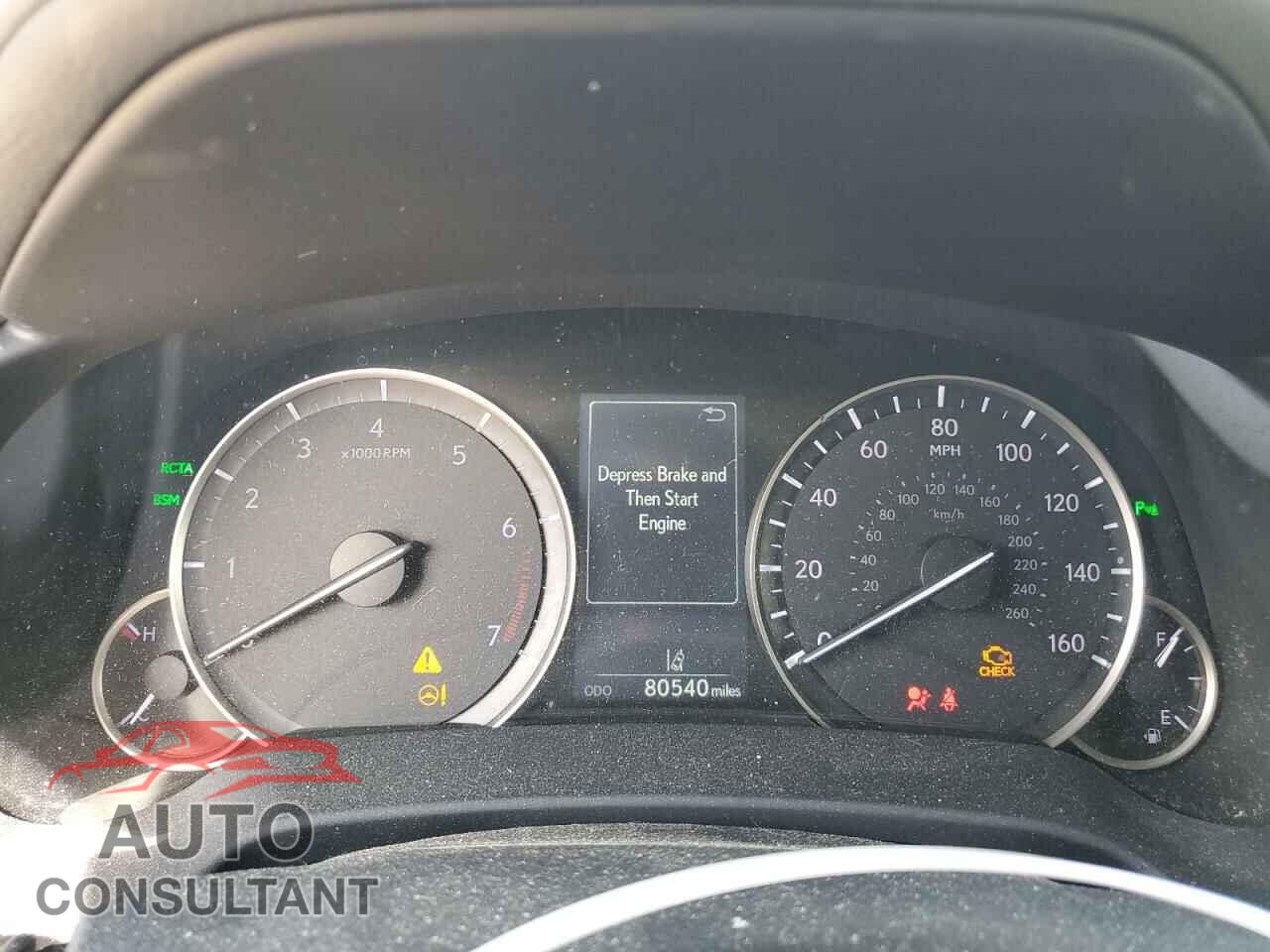 LEXUS RX350 2019 - 2T2BZMCA6KC190496