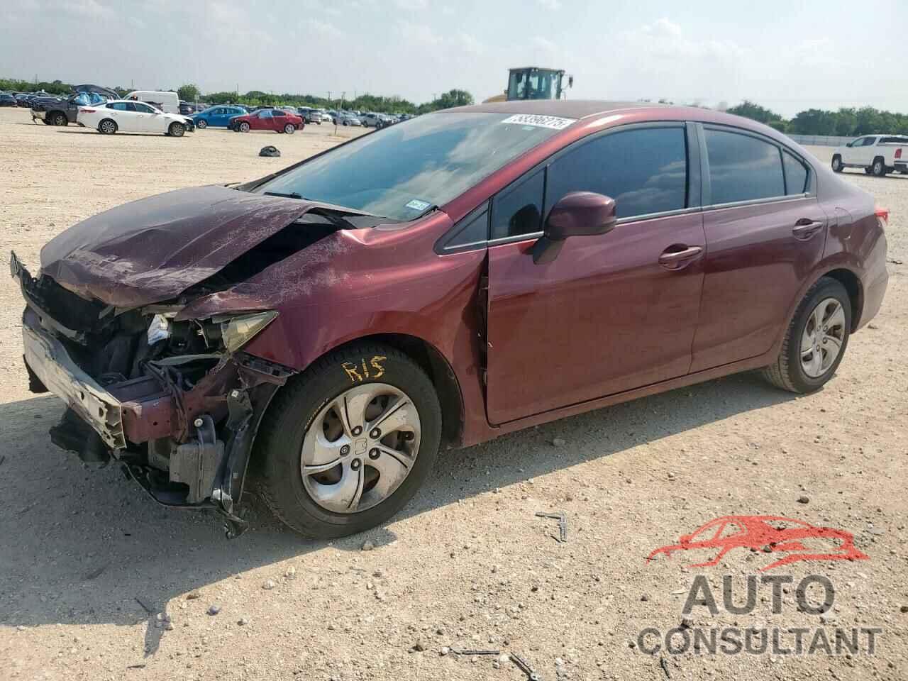 HONDA CIVIC 2013 - 2HGFB2F56DH565665