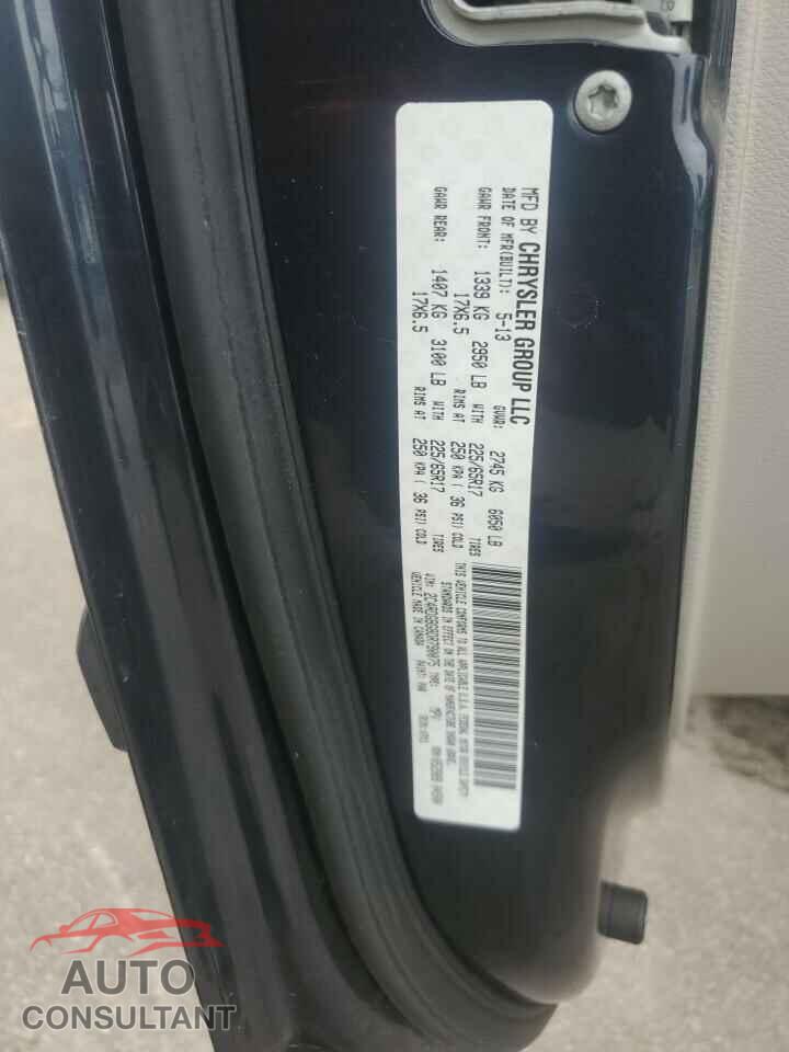 DODGE CARAVAN 2013 - 2C4RDGBG8DR790075