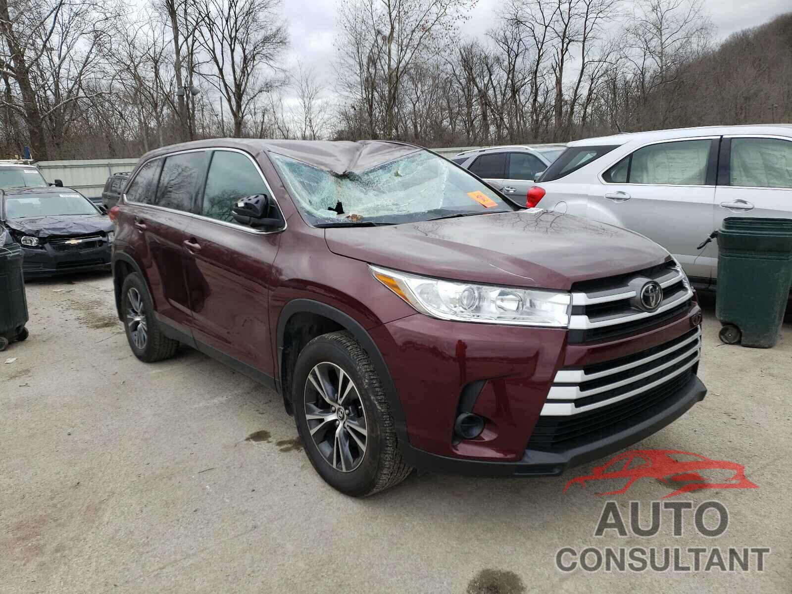 TOYOTA HIGHLANDER 2019 - 5TDBZRFH8KS937100