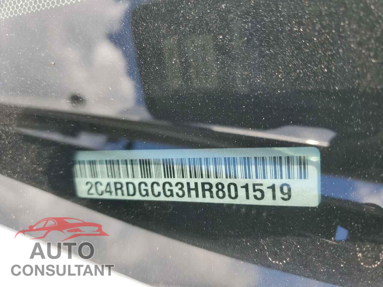 DODGE CARAVAN 2017 - 2C4RDGCG3HR801519