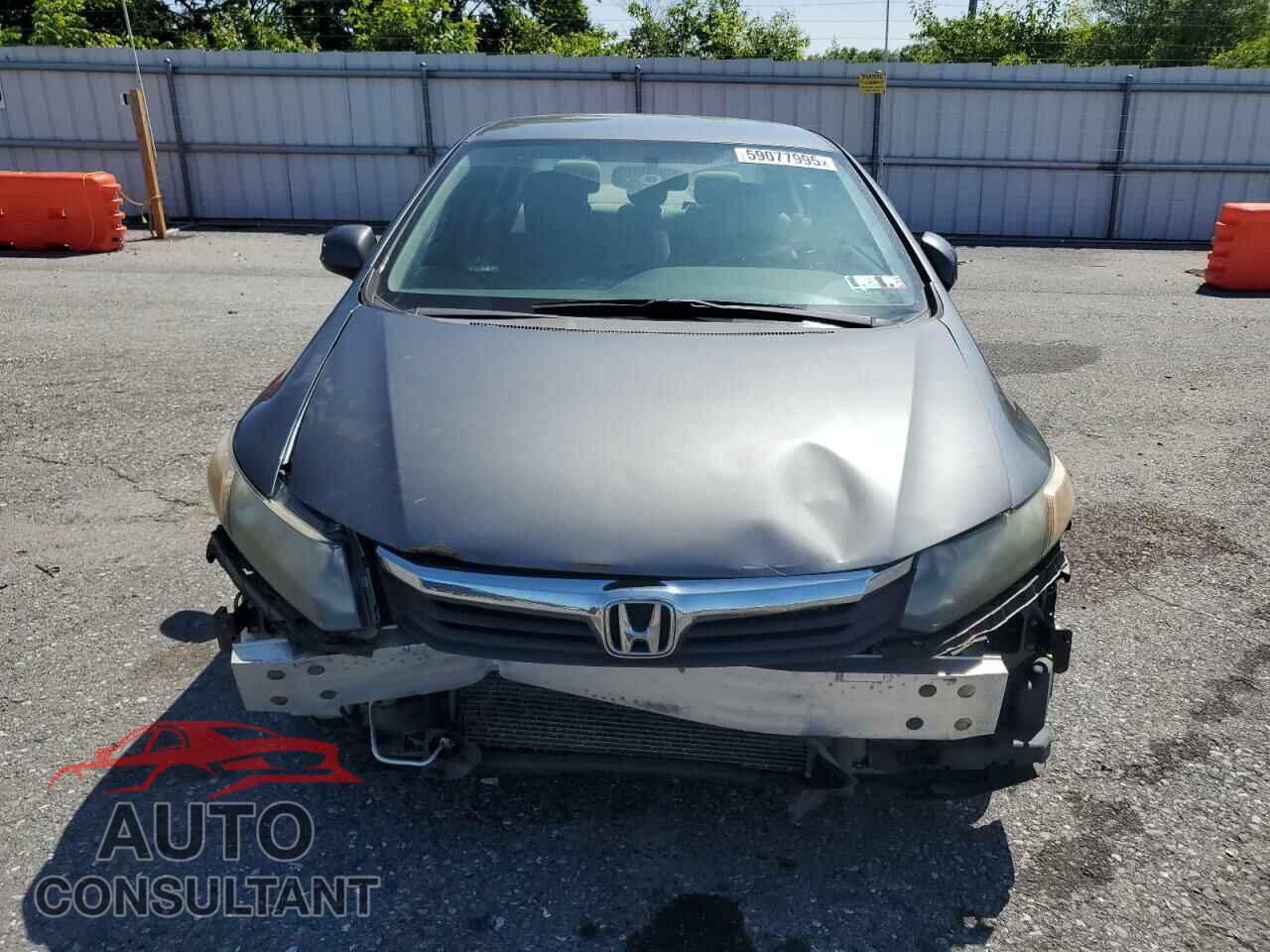 HONDA CIVIC 2012 - 19XFB2F55CE360542