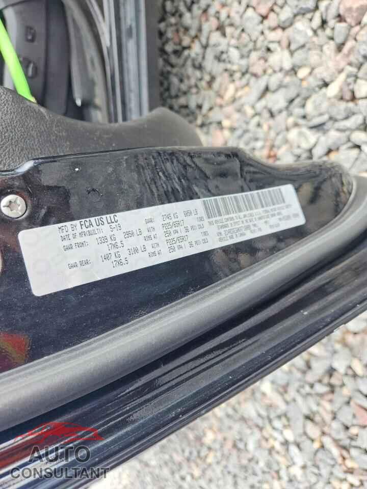 DODGE CARAVAN 2019 - 2C4RDGEG0KR716089