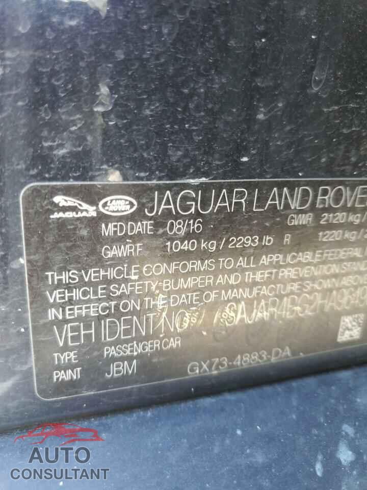 JAGUAR XE 2017 - SAJAR4BG2HA964909