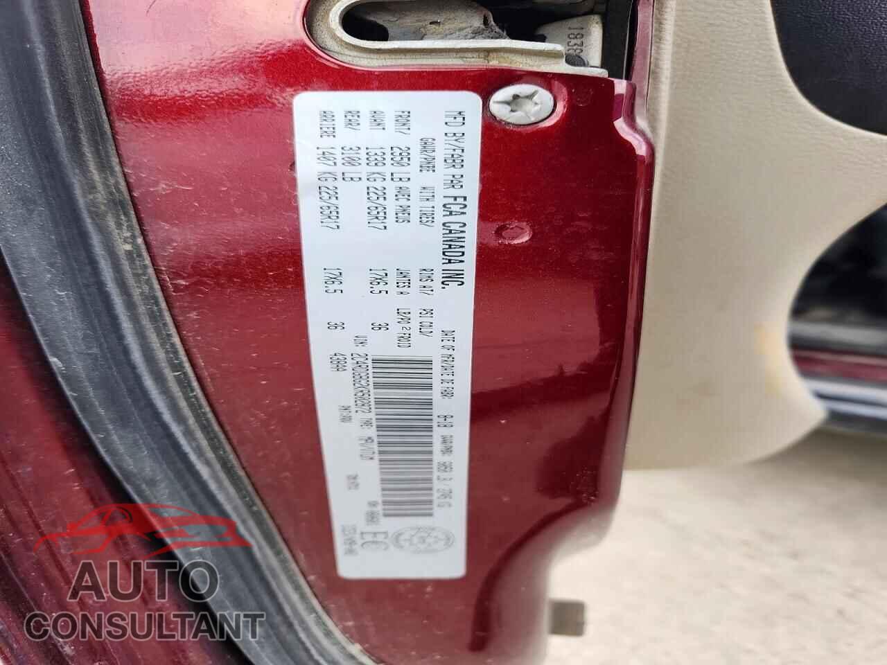 DODGE CARAVAN 2019 - 2C4RDGBG2KR502872