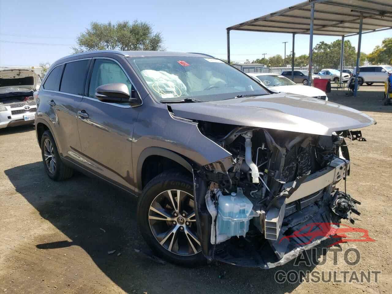 TOYOTA HIGHLANDER 2016 - 5TDKKRFH0GS504172