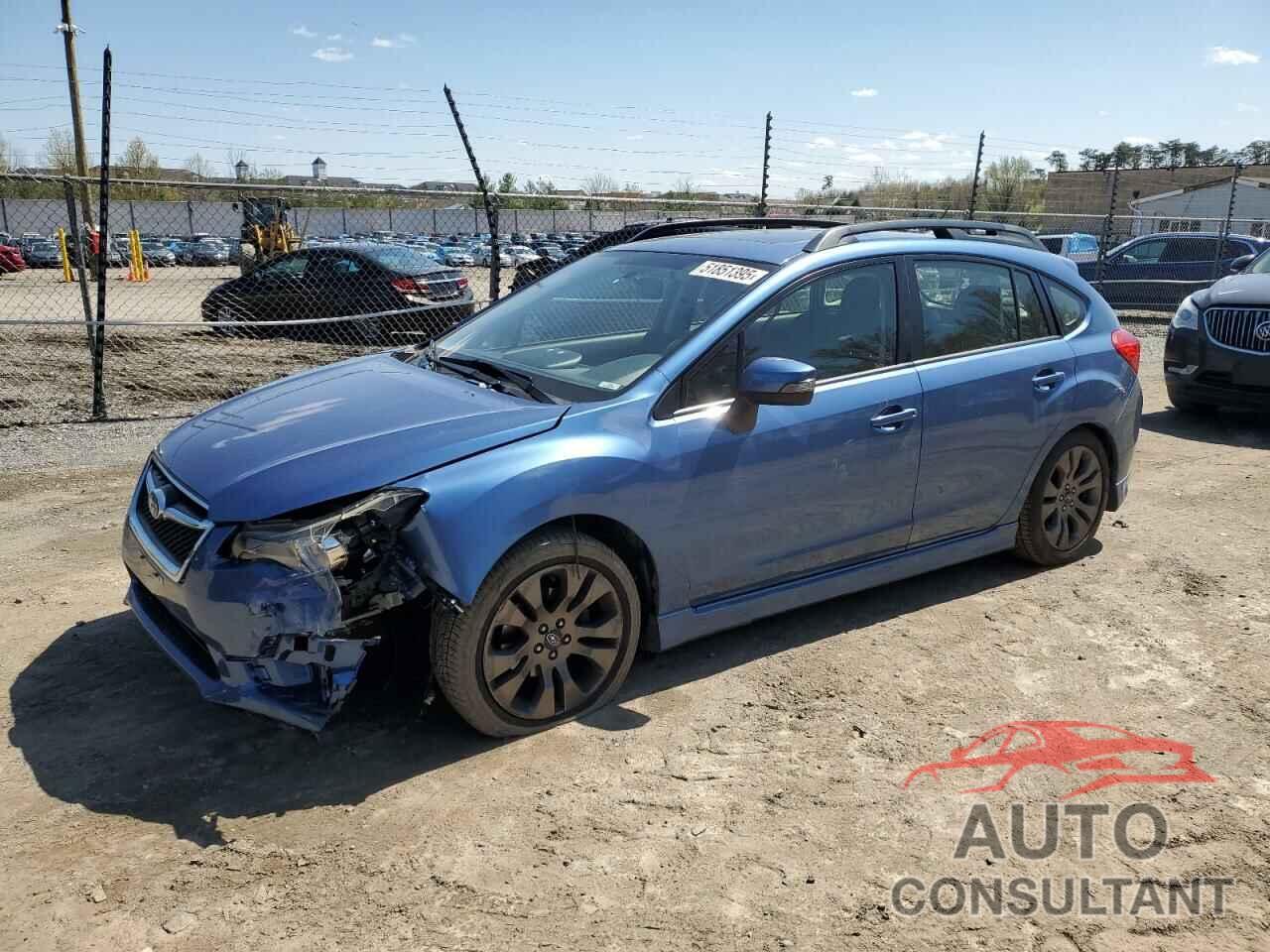 SUBARU IMPREZA 2015 - JF1GPAZ65F8299590