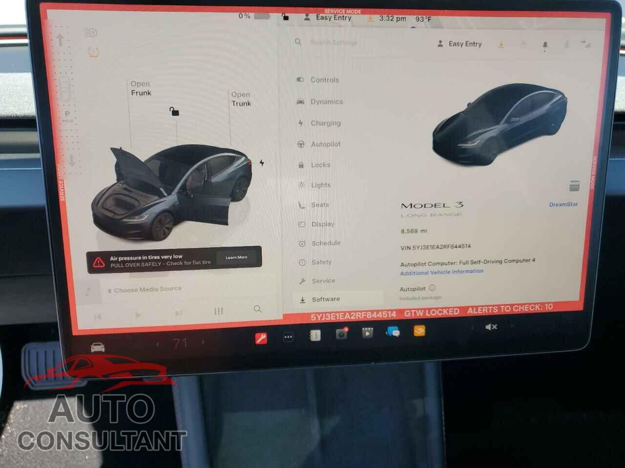 TESLA MODEL 3 2024 - 5YJ3E1EA2RF844514