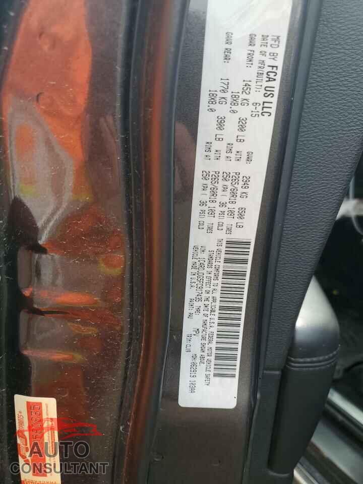 DODGE DURANGO 2015 - 1C4RDJDG5FC917435
