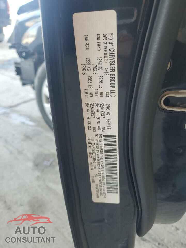 DODGE JOURNEY 2013 - 3C4PDCAB2DT684871