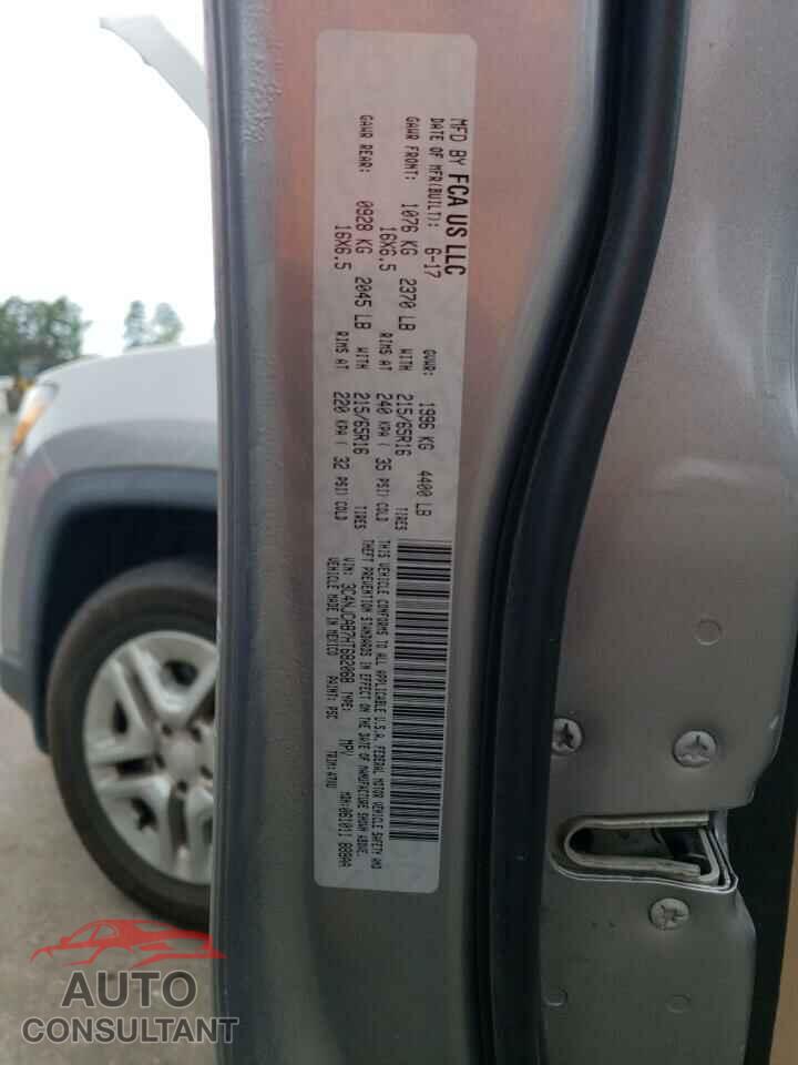 JEEP COMPASS 2017 - 3C4NJCAB7HT682068