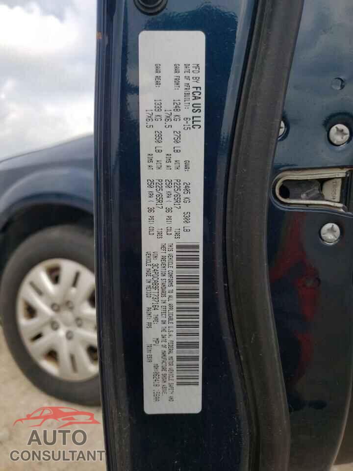 DODGE JOURNEY 2015 - 3C4PDCAB9FT737164