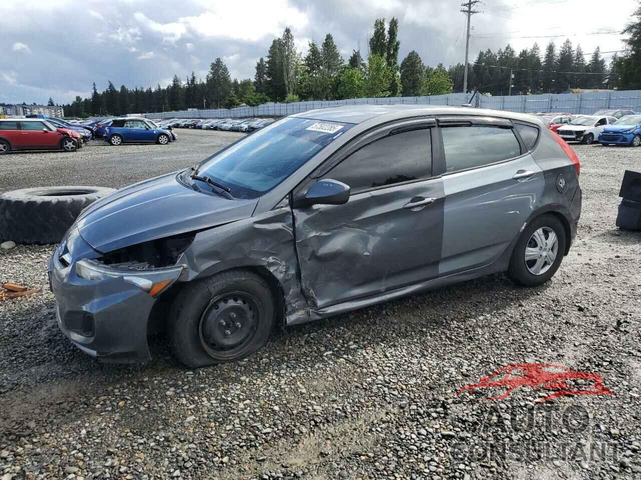 HYUNDAI ACCENT 2012 - KMHCT5AE4CU044524
