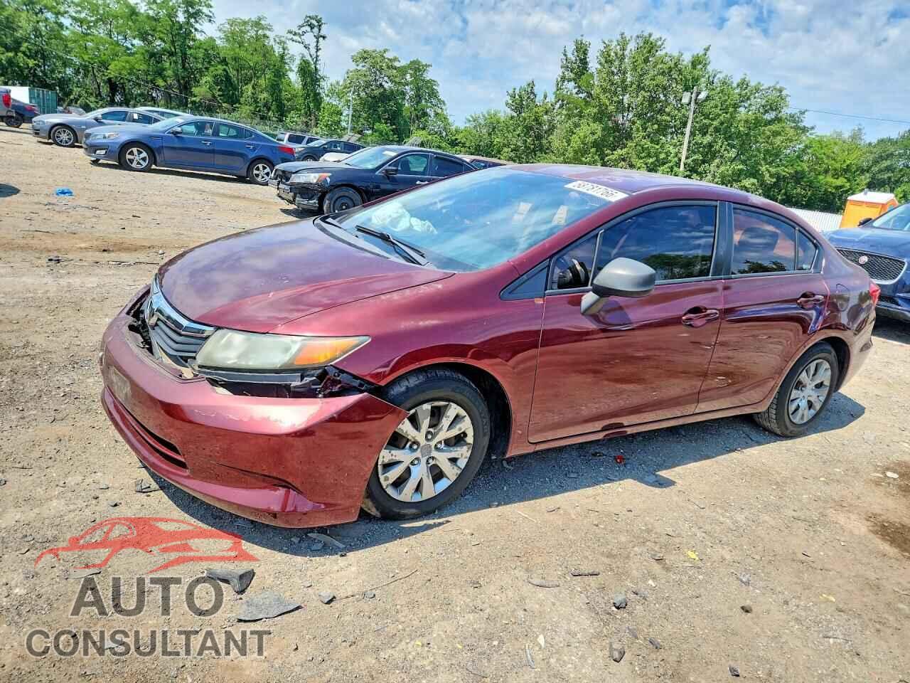 HONDA CIVIC 2012 - 2HGFB2F59CH564962