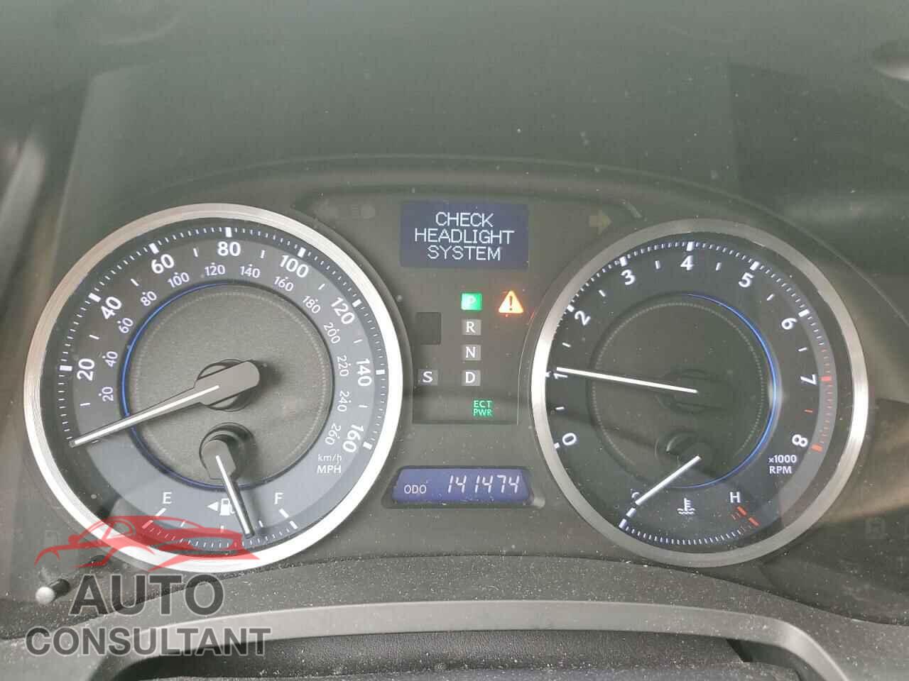 LEXUS IS 2012 - JTHCF5C24C5057653