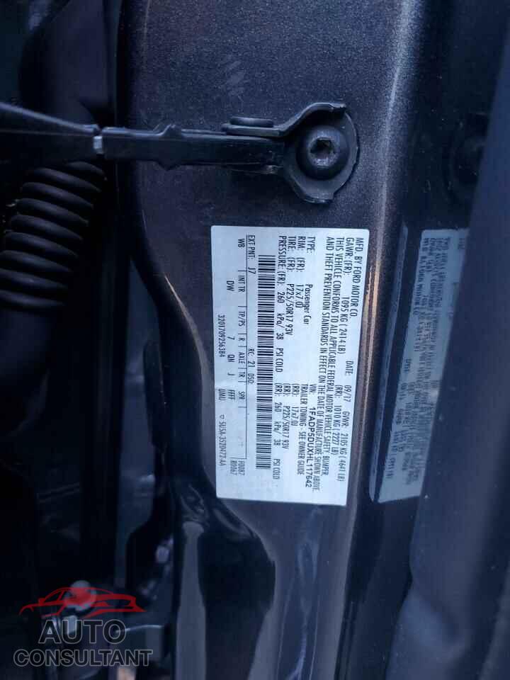 FORD CMAX 2017 - 1FADP5DUXHL117642