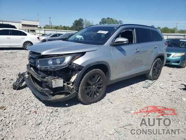 TOYOTA HIGHLANDER 2019 - 5TDKZRFH3KS554780