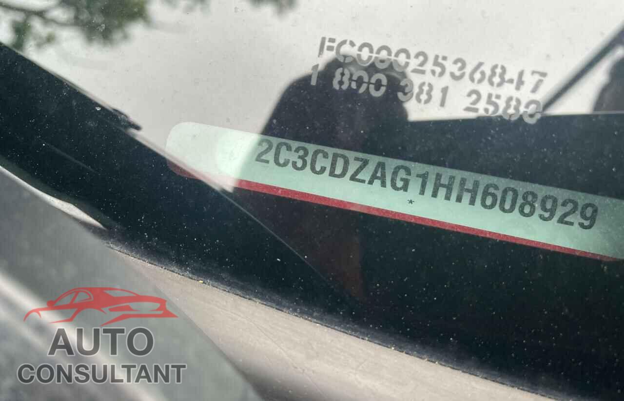 DODGE CHALLENGER 2017 - 2C3CDZAG1HH608929