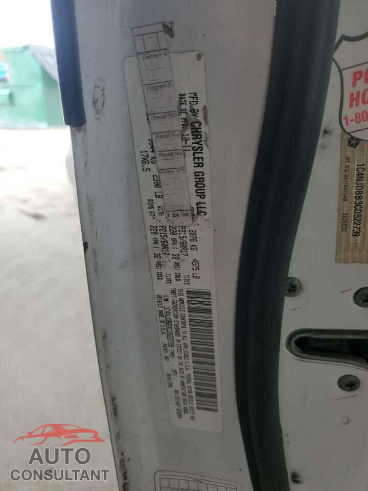 JEEP COMPASS 2012 - 1C4NJDBB3CD522739