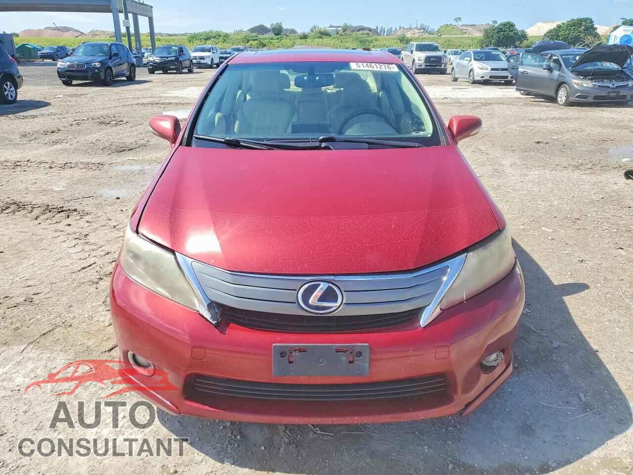 LEXUS HS 2011 - JTHBB1BA0B2045816