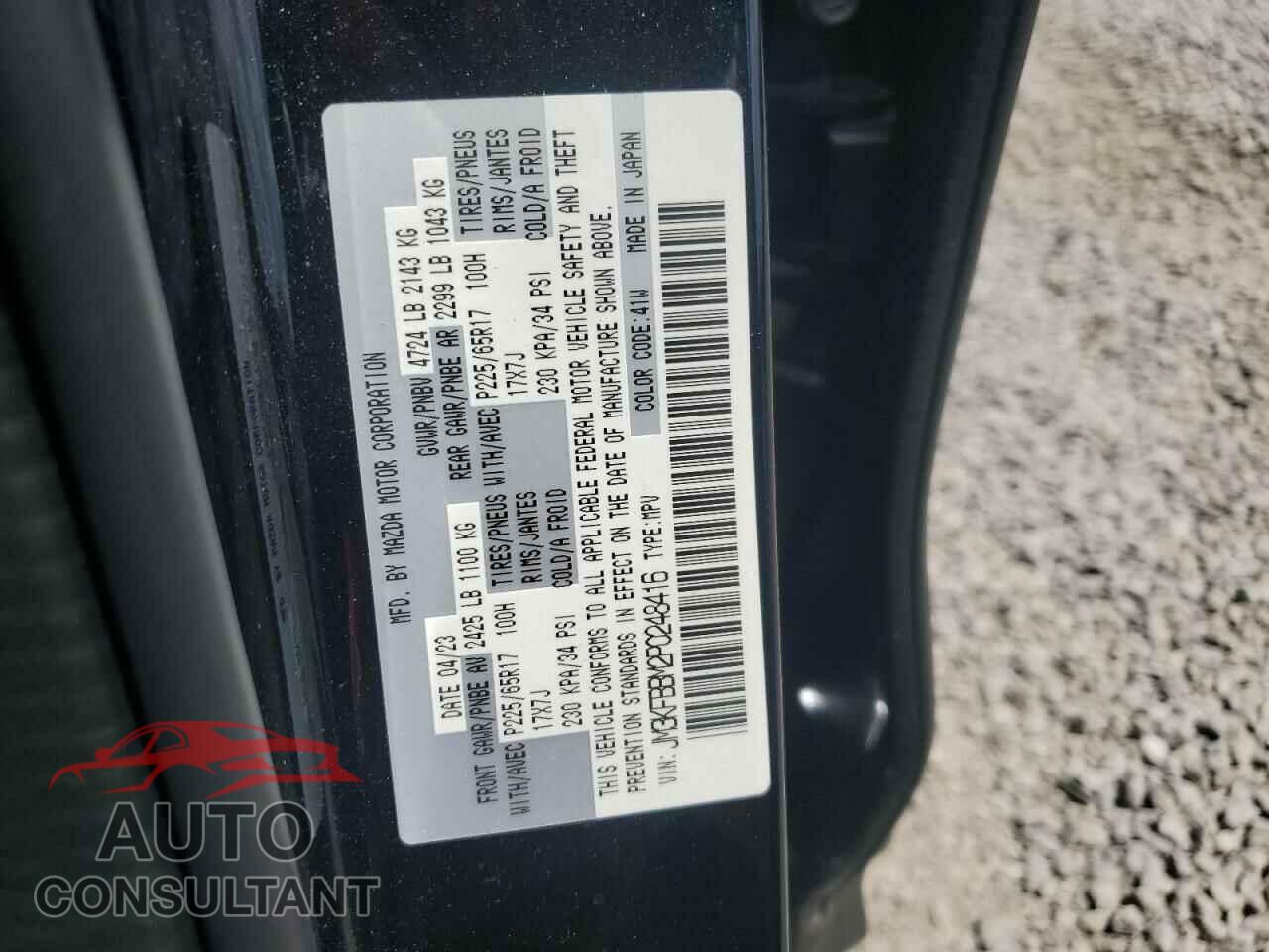 MAZDA CX-5 SELEC 2023 - JM3KFBBM2P0248416