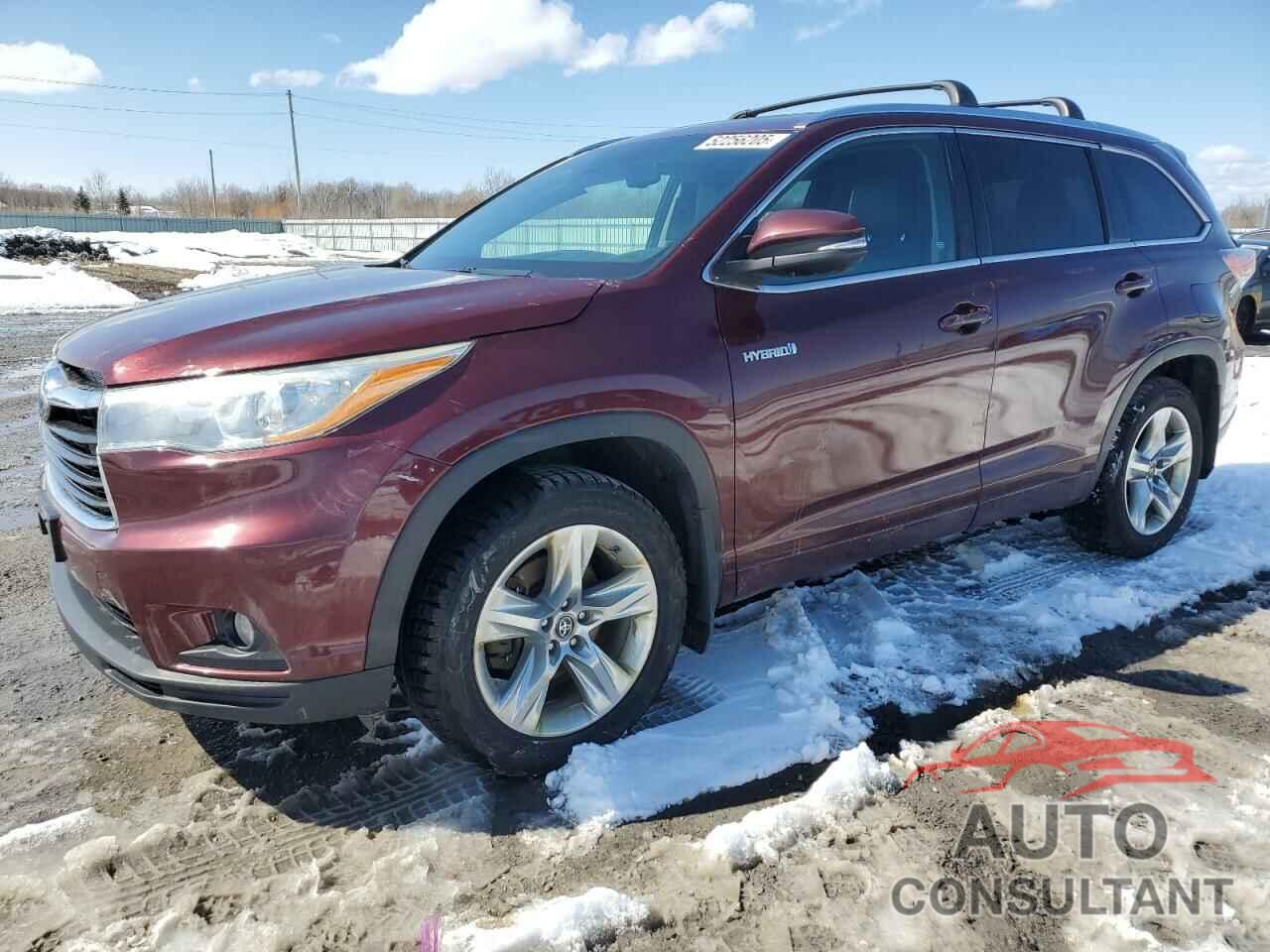 TOYOTA HIGHLANDER 2016 - 5TDDCRFH0GS018564