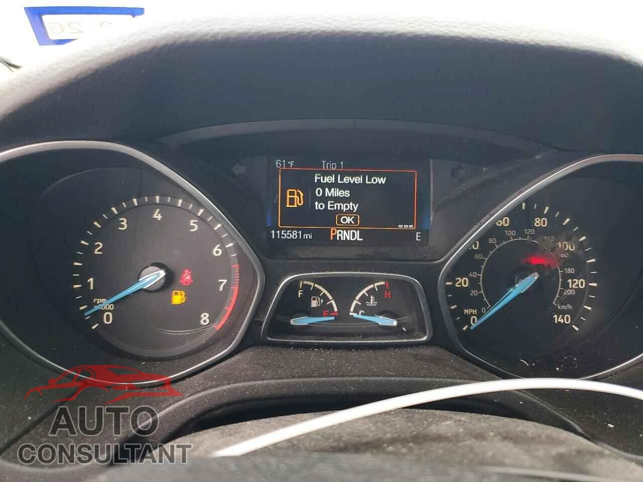 FORD FOCUS 2016 - 1FADP3F29GL360695