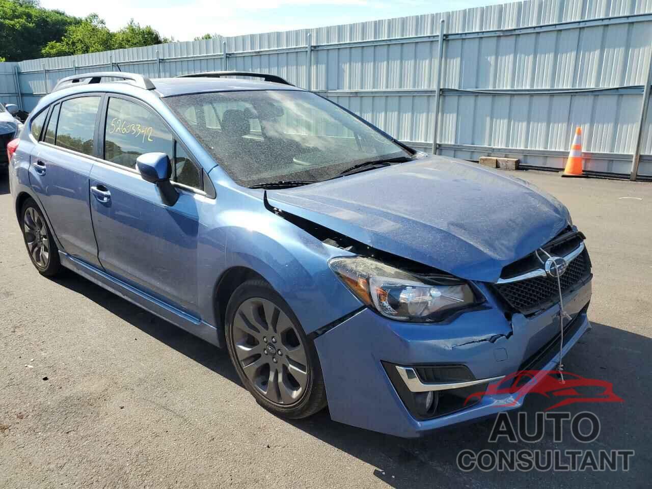 SUBARU IMPREZA 2016 - JF1GPAP6XG8220774