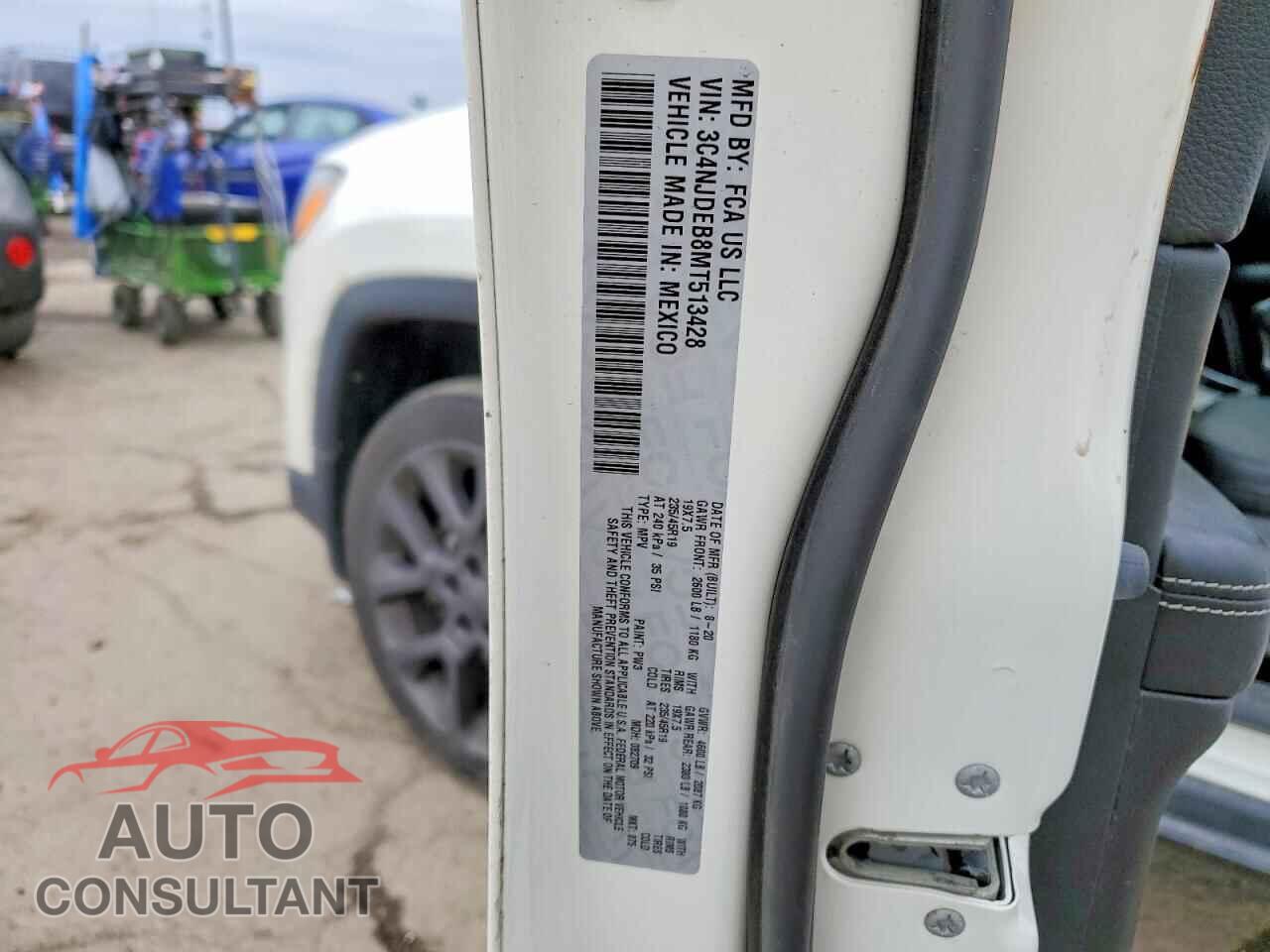 JEEP COMPASS 2021 - 3C4NJDEB8MT513428