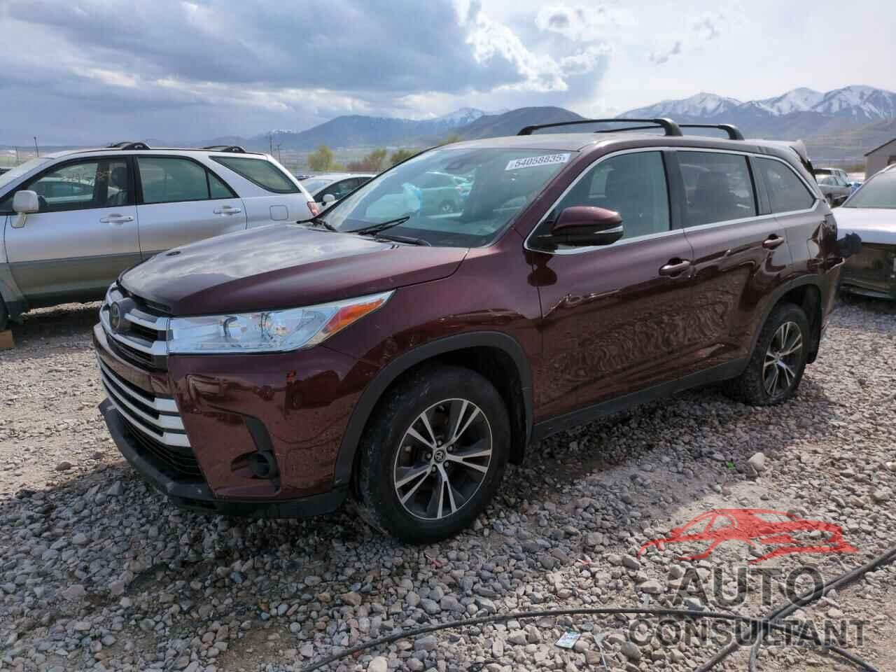 TOYOTA HIGHLANDER 2019 - 5TDBZRFH1KS957737