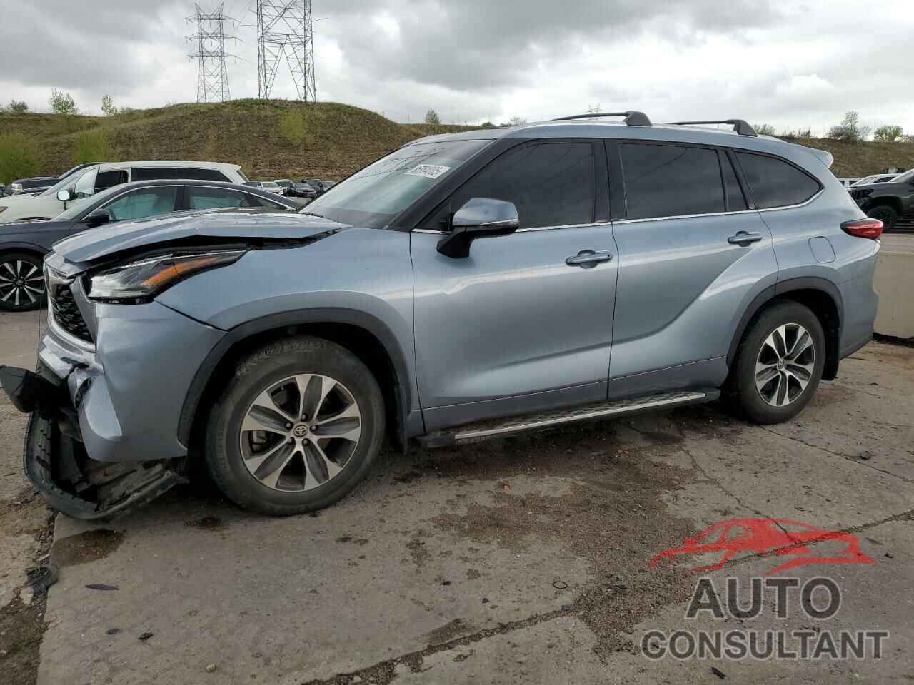 TOYOTA HIGHLANDER 2021 - 5TDGZRAH7MS077254
