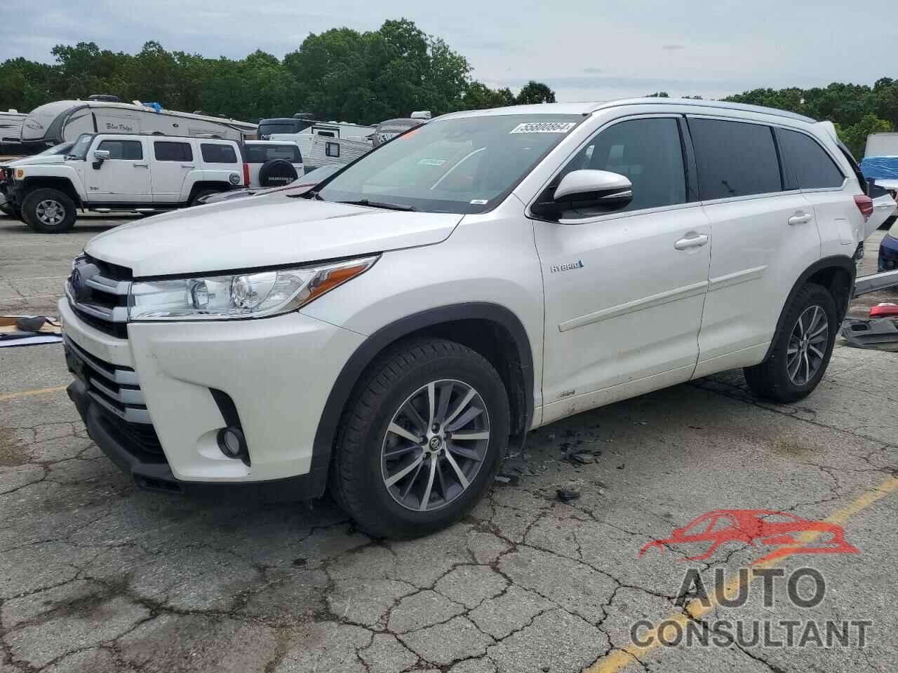 TOYOTA HIGHLANDER 2018 - 5TDJGRFH9JS038729