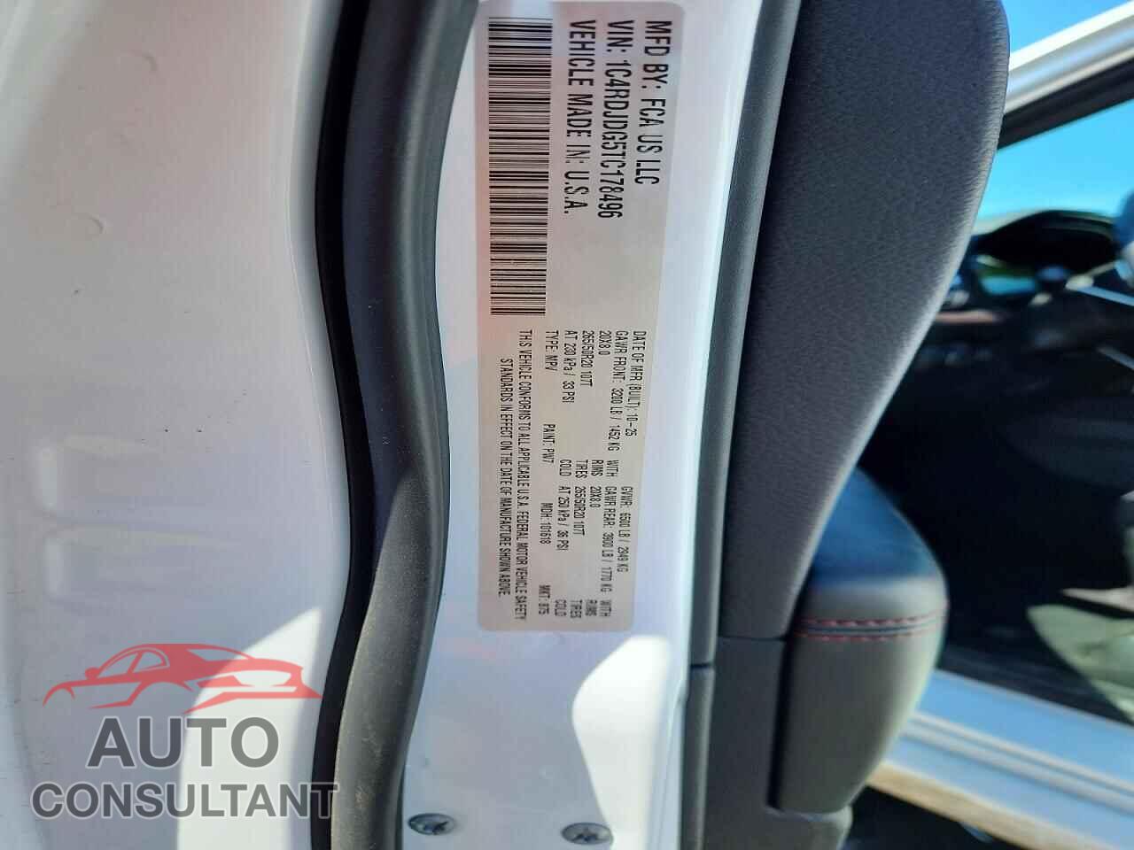 DODGE DURANGO 2026 - 1C4RDJDG5TC178496