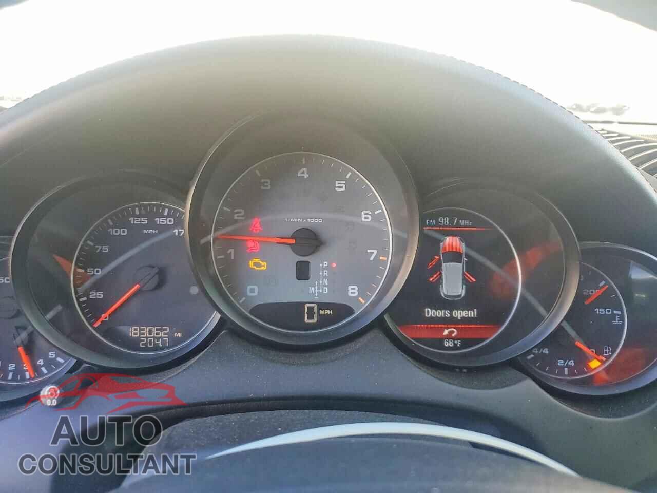 PORSCHE CAYENNE 2011 - WP1AB2A25BLA42058