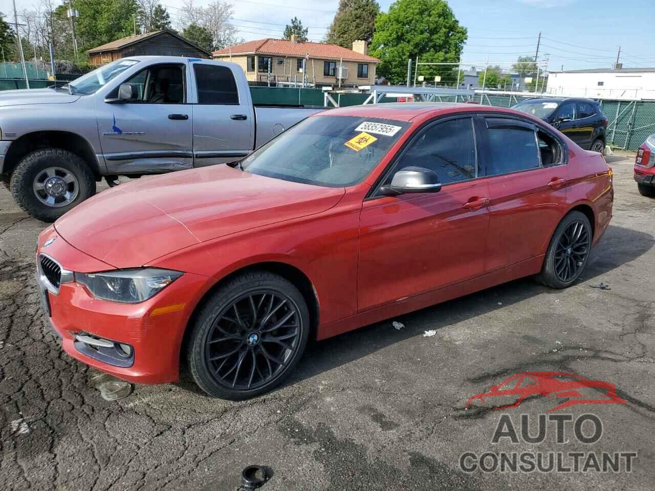 BMW 3 SERIES 2013 - WBA3B3C59DJ698332
