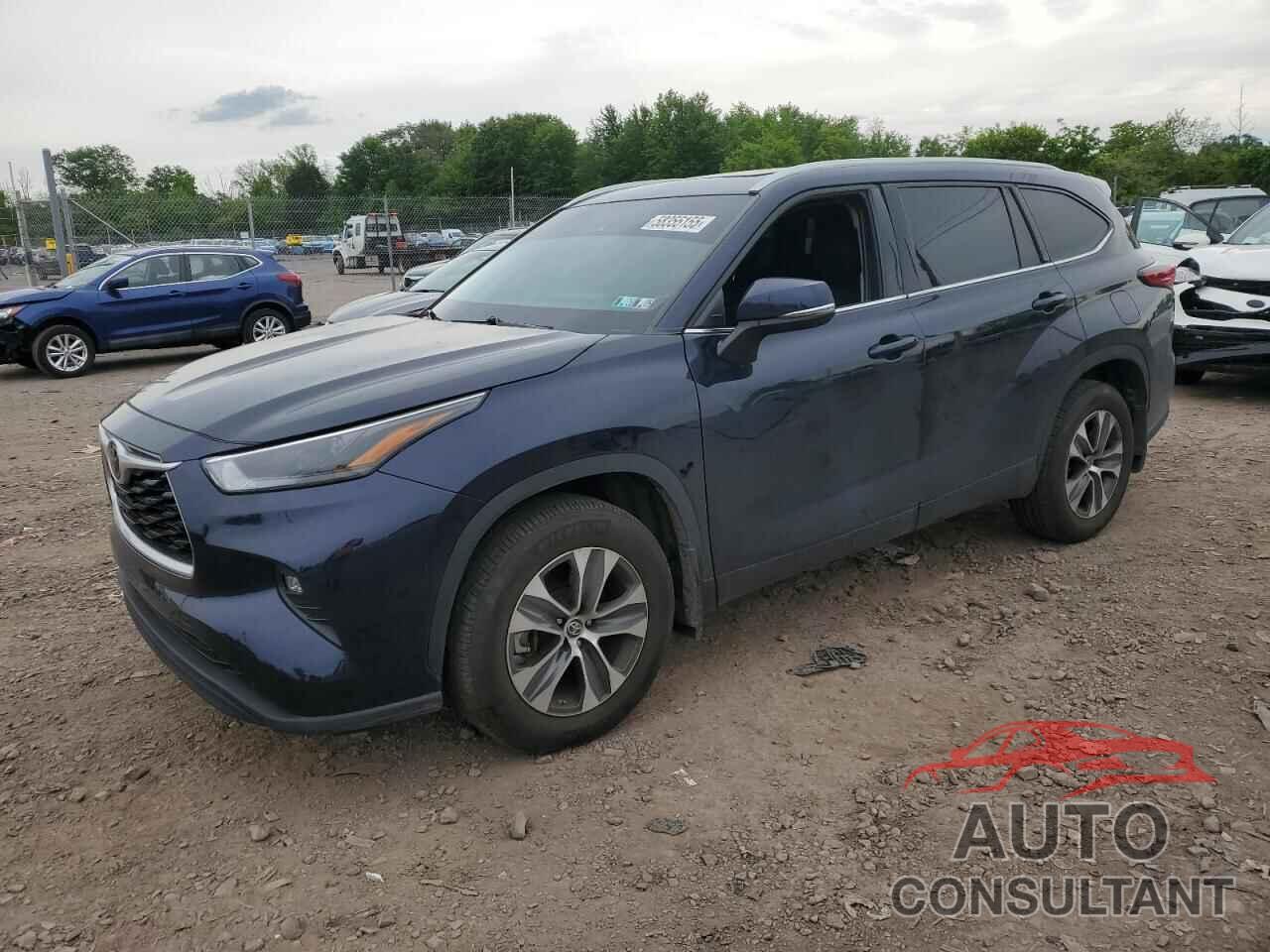 TOYOTA HIGHLANDER 2022 - 5TDGZRBH5NS252651