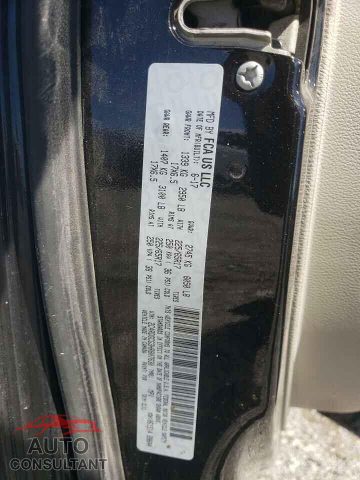DODGE CARAVAN 2017 - 2C4RDGCG3HR807630