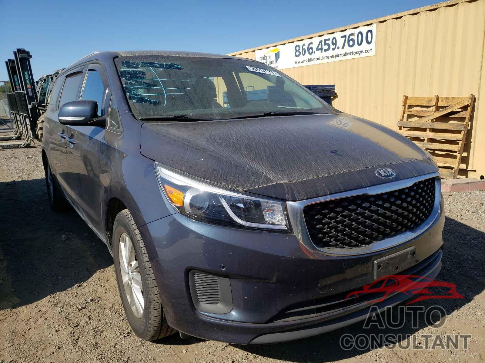 KIA SEDONA 2016 - KNDMB5C18G6208793