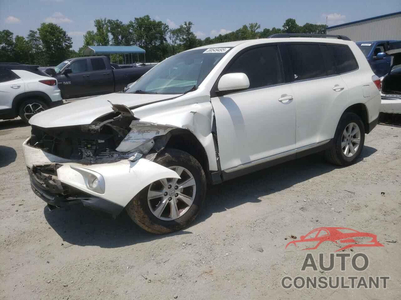 TOYOTA HIGHLANDER 2013 - 5TDBK3EHXDS214340