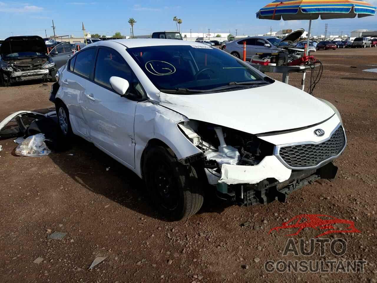 KIA FORTE 2016 - KNAFK4A62G5550745