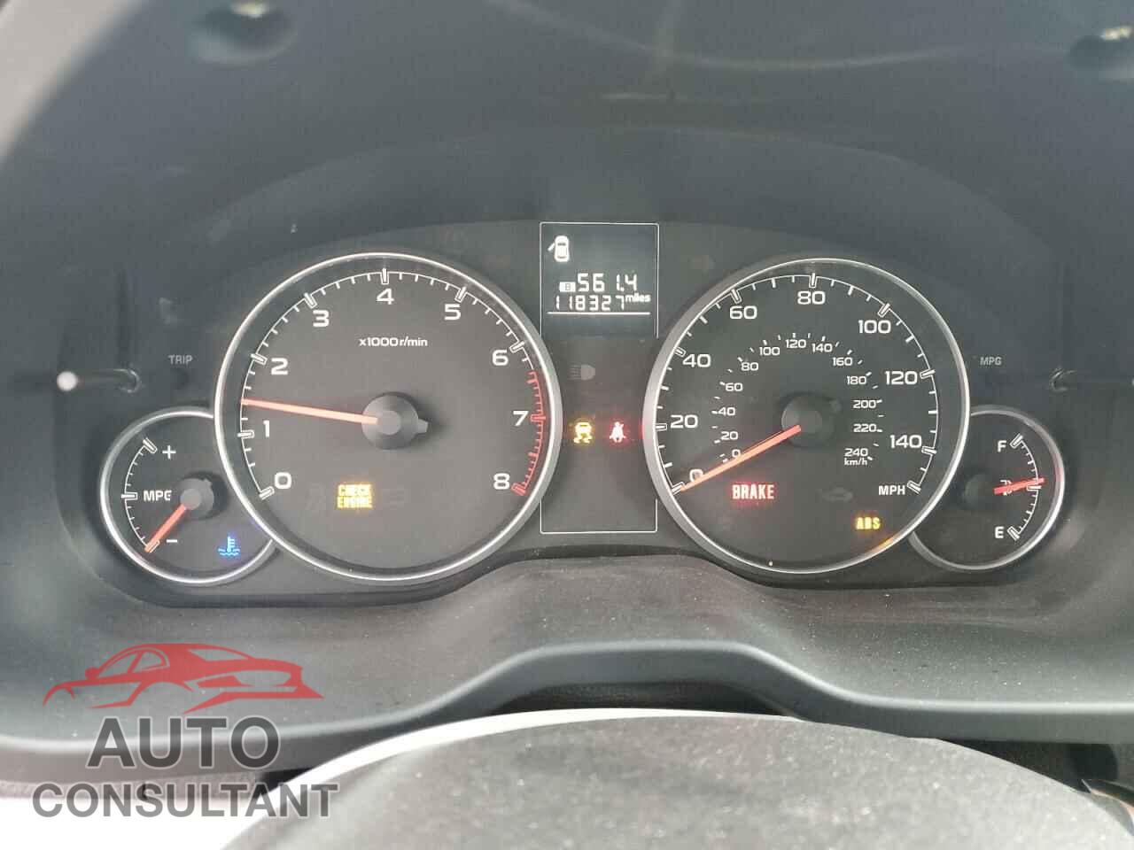 SUBARU OUTBACK 2013 - 4S4BRBBC4D1242089